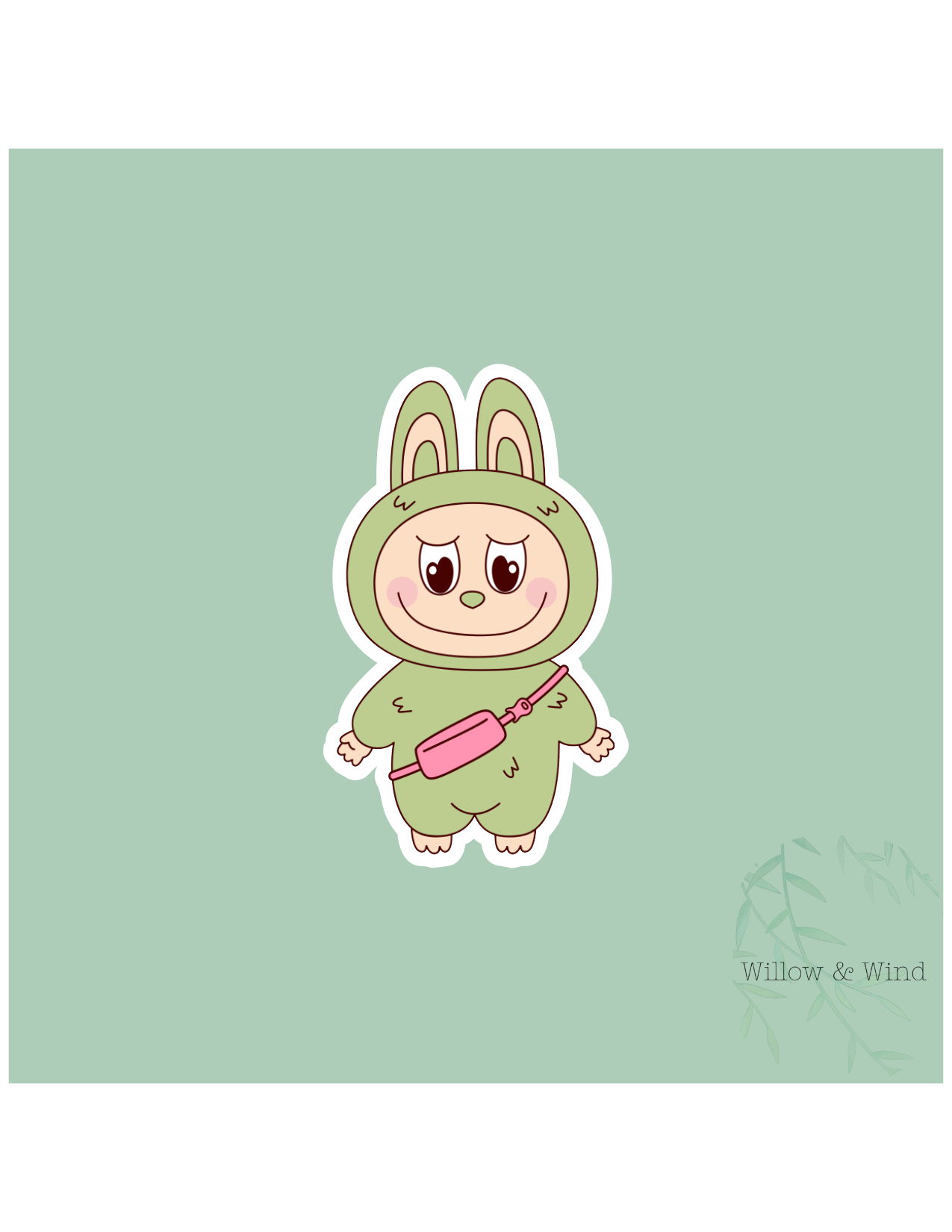 Green Monster Sticker