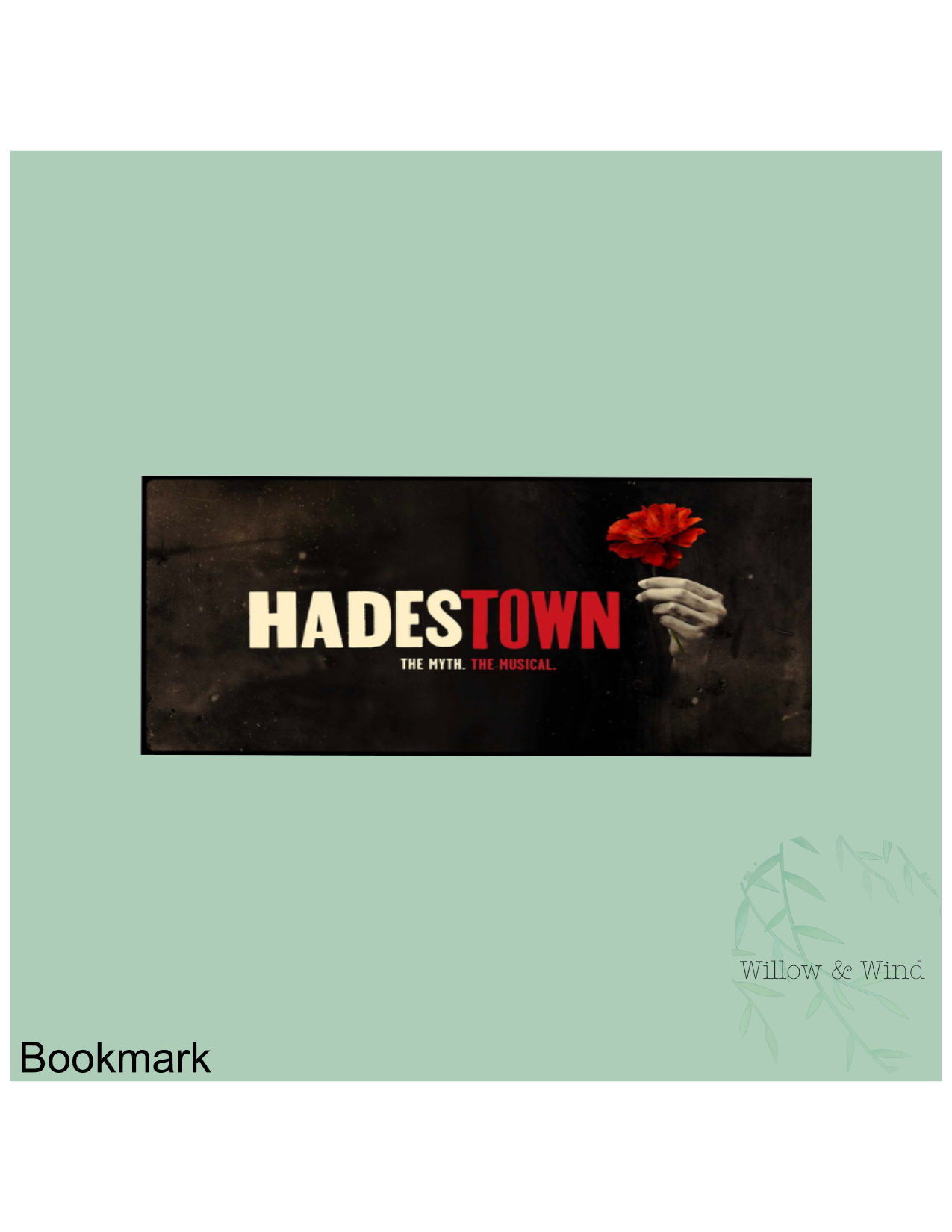 Hadestown Greek Mythology Bookmark