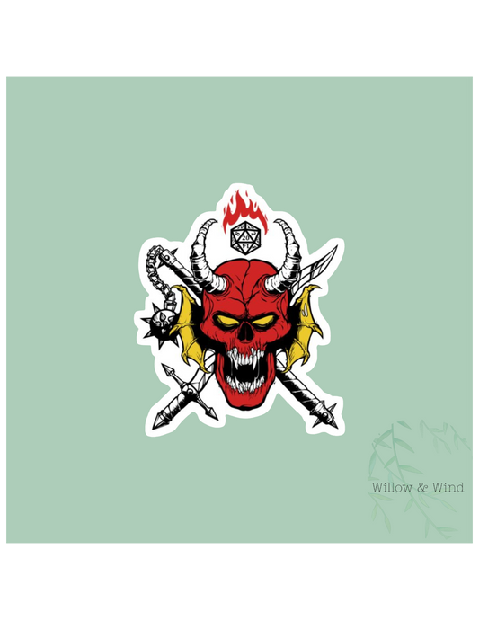 Hellfire Logo - Stranger Things Sticker