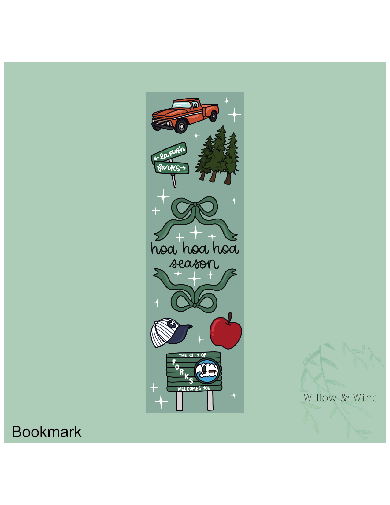 Hoa Hoa Hoa Twilight Bookmark