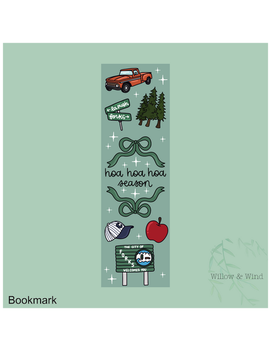 Hoa Hoa Hoa Twilight Bookmark