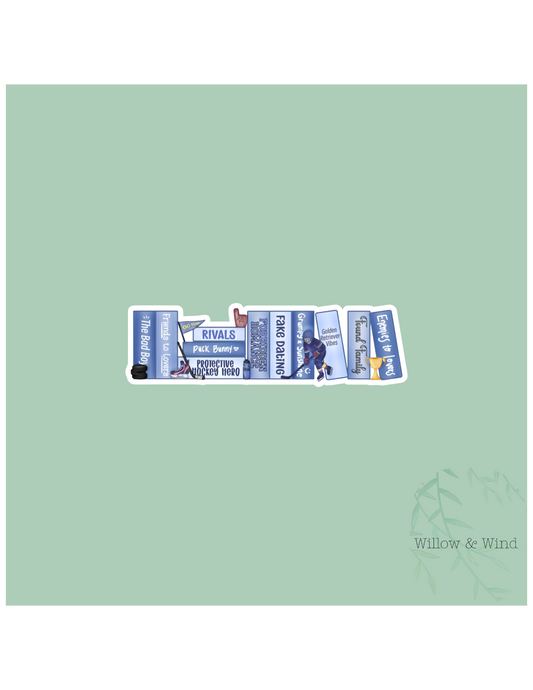Hockey Series Book Stack - Bookish Sticker