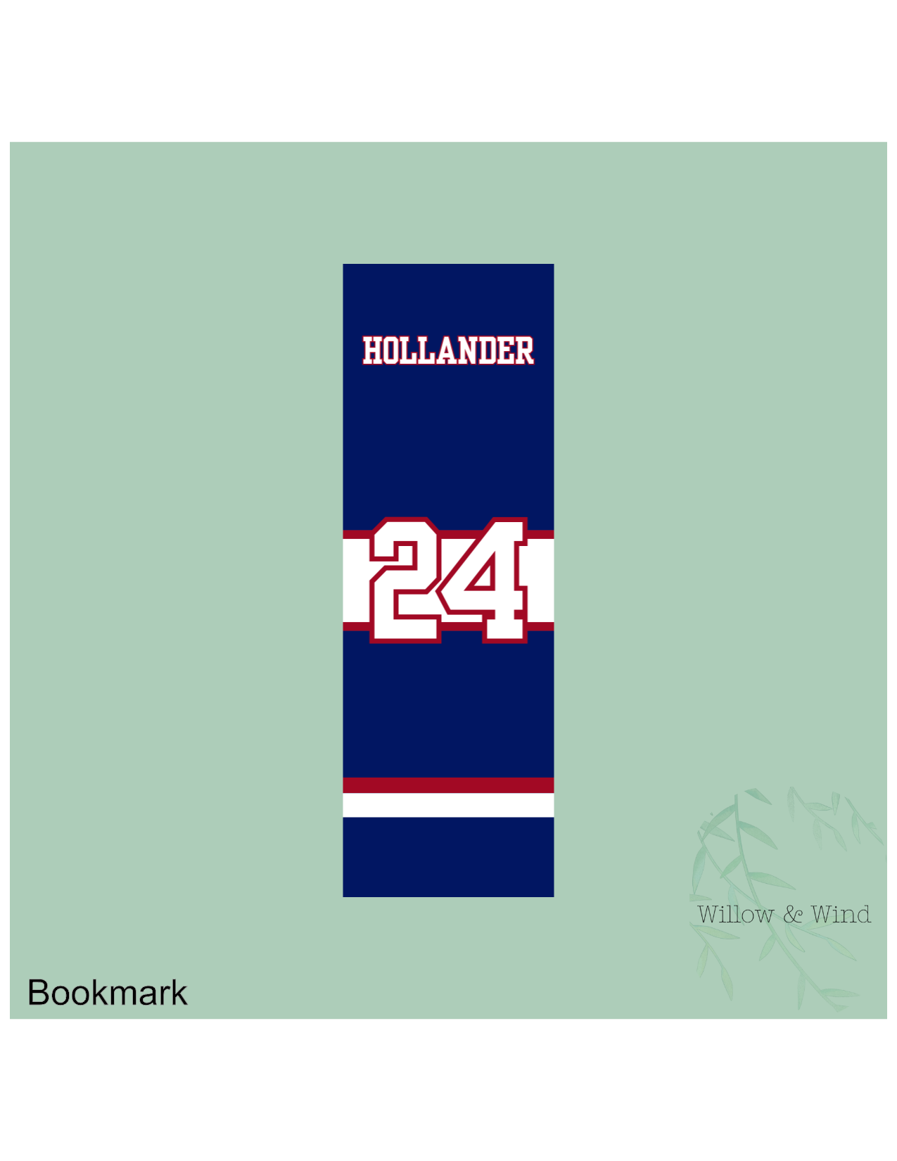 Hollander 24 Heated Rivalry Bookmark
