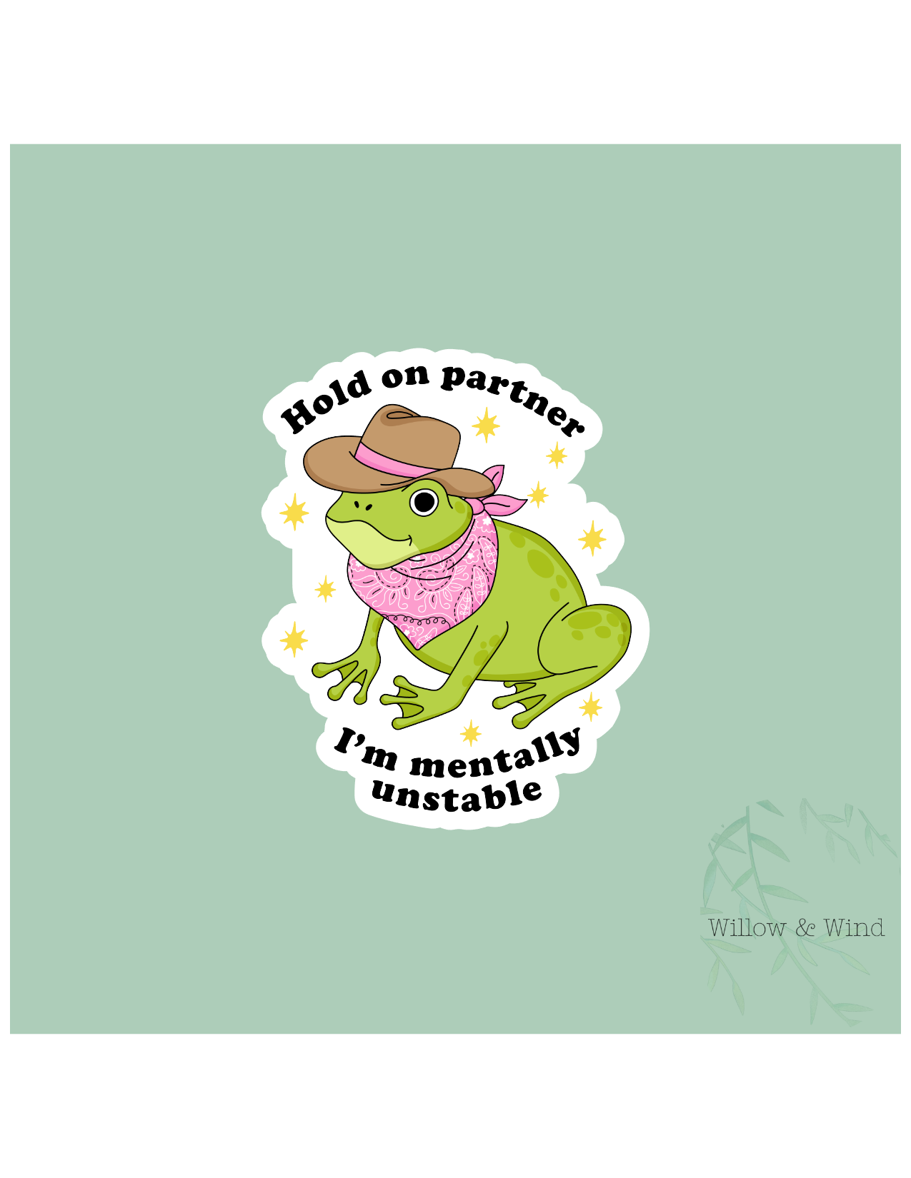 Mentally Unstable - Mental Health Sticker