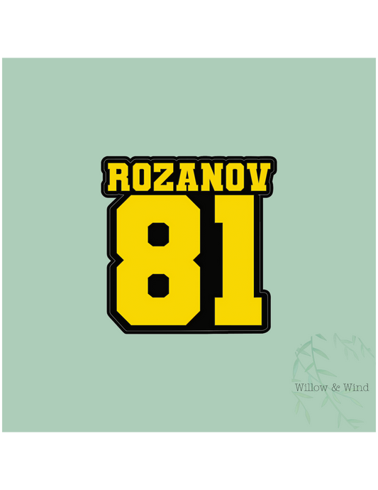 Rozanov 81 - Heated Rivalry Sticker