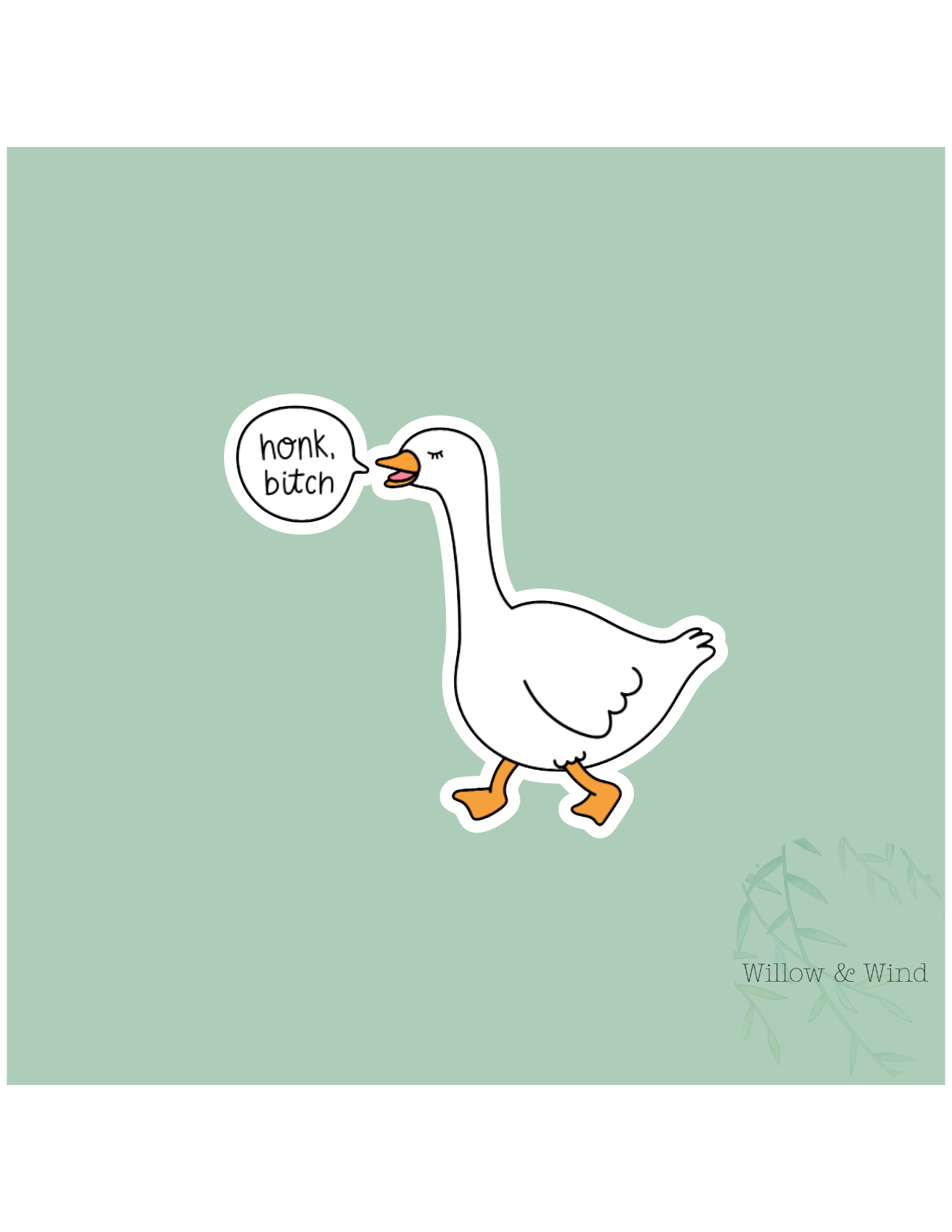 Honk Bitch Sticker