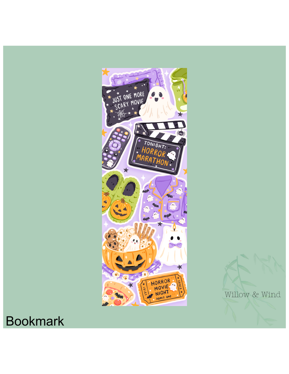 Horror Marathon Bookmark