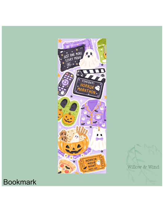 Horror Marathon Bookmark