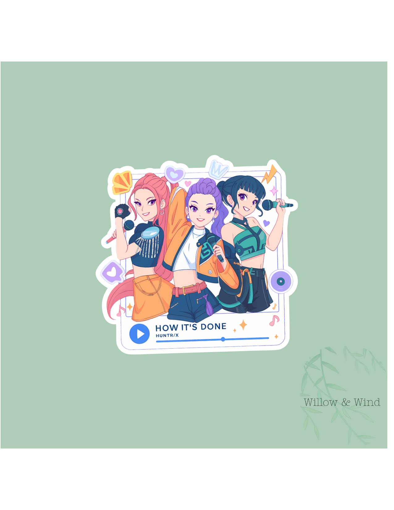 How It's Done K-Pop Demon Hunters Sticker