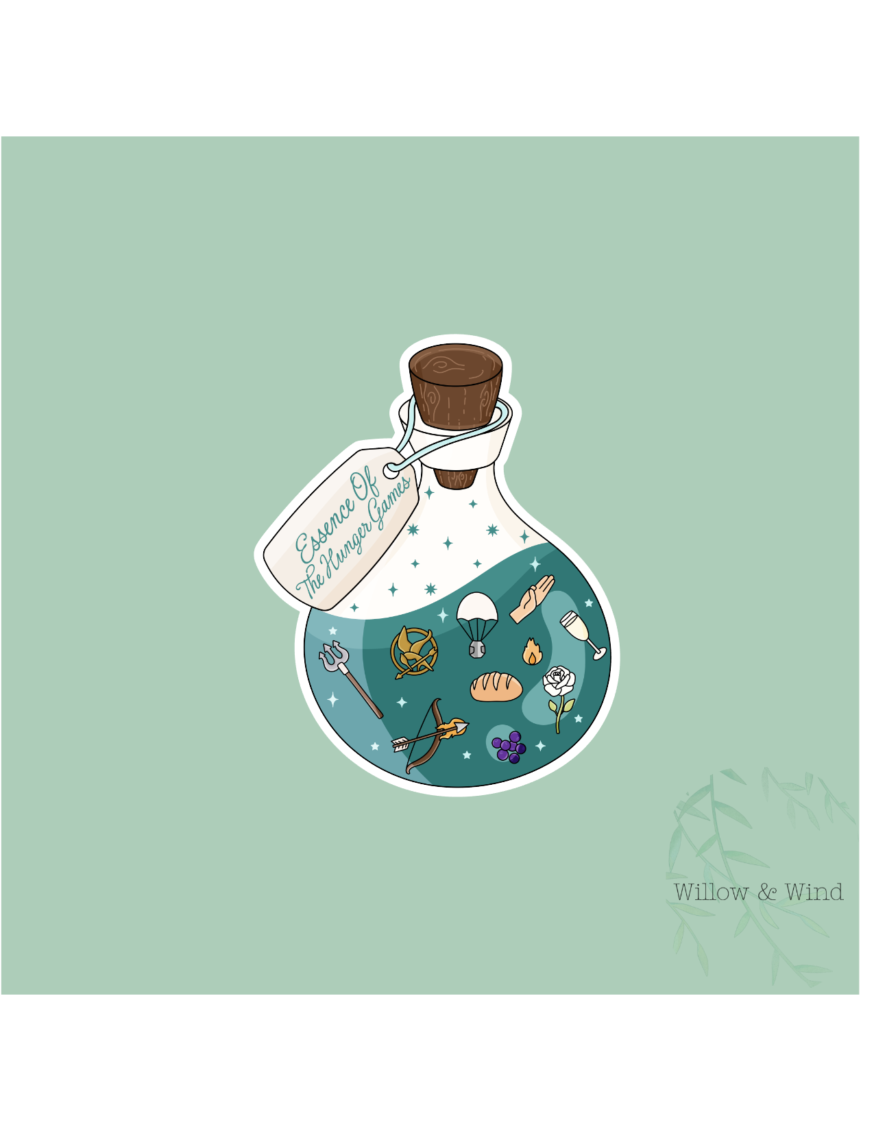 Hunger Games Potion - Bookish Sticker