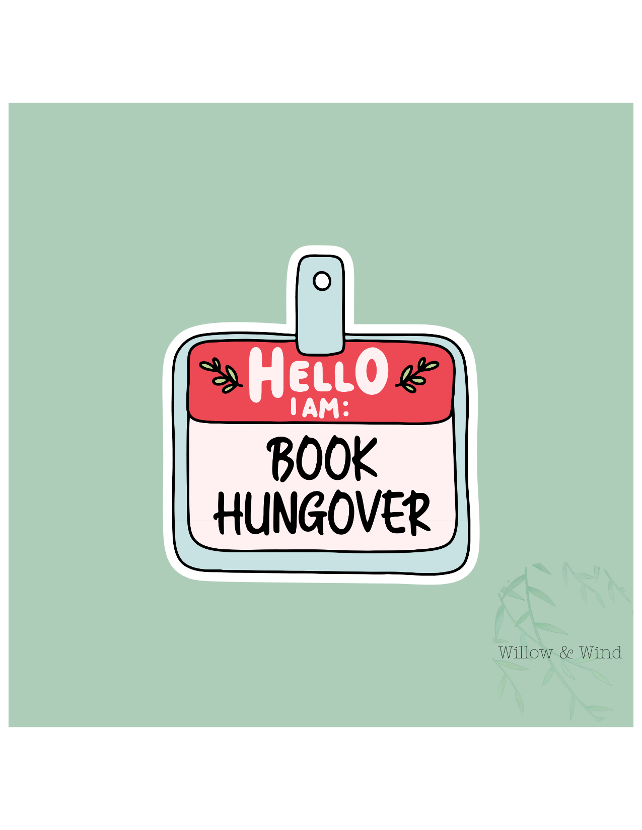 Book Hungover - Bookish Sticker