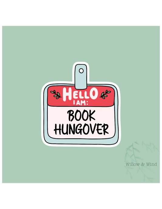 Book Hungover - Bookish Sticker