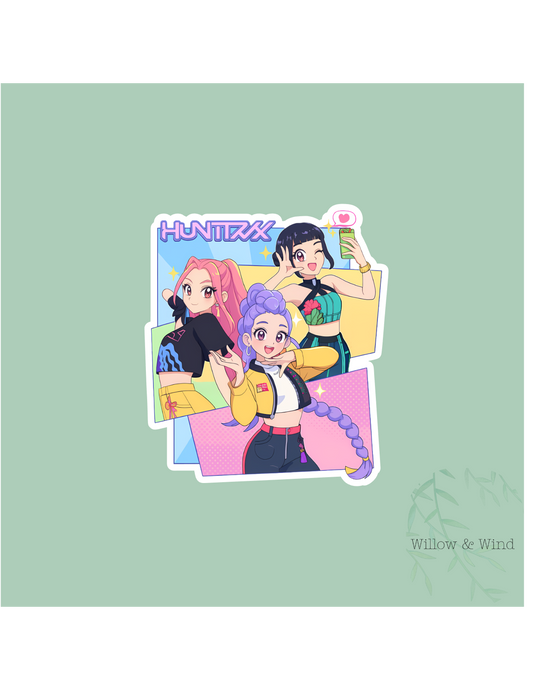 Pastel Huntrix K-Pop Demon Hunters Sticker