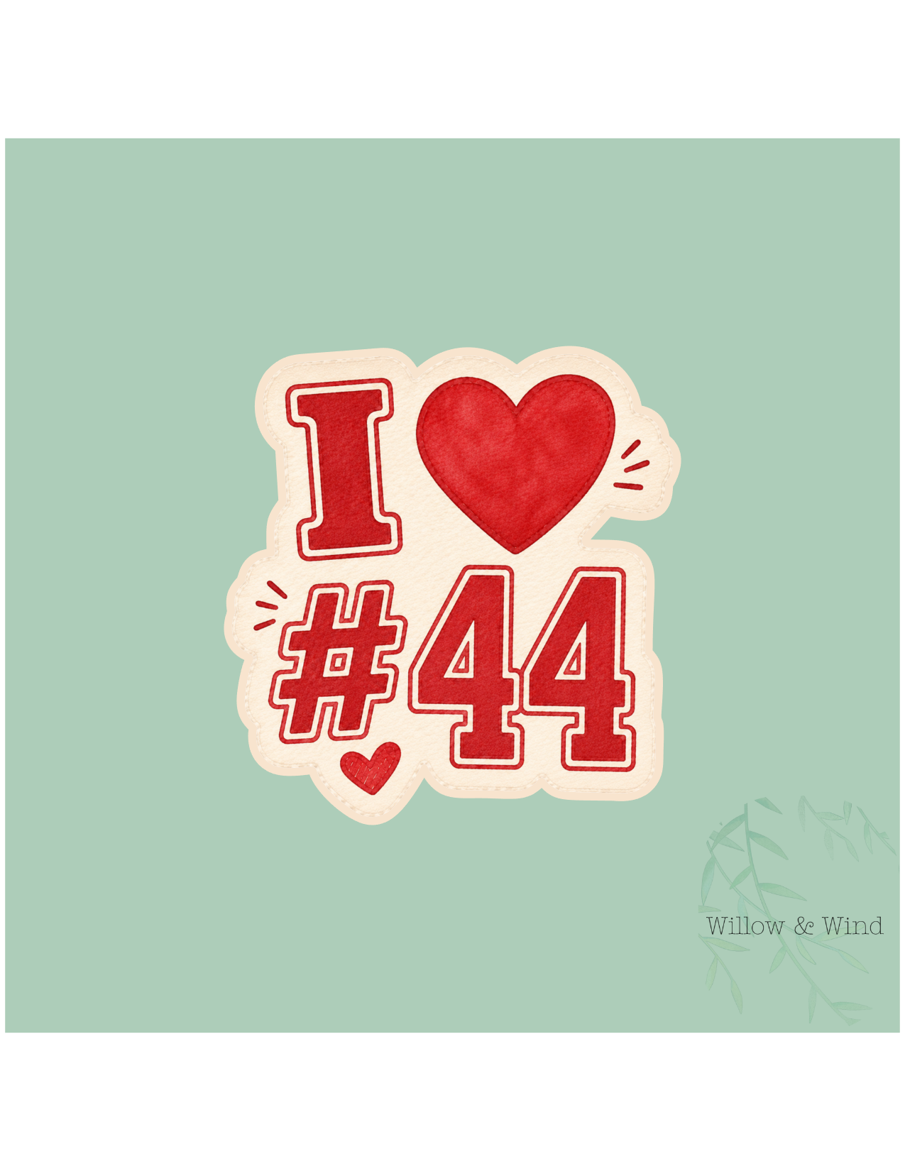 I <3 #44 - Off Campus Sticker