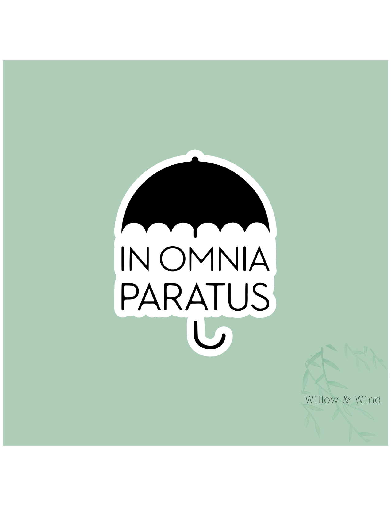 In Omnia Paratus Gilmore Girls Sticker