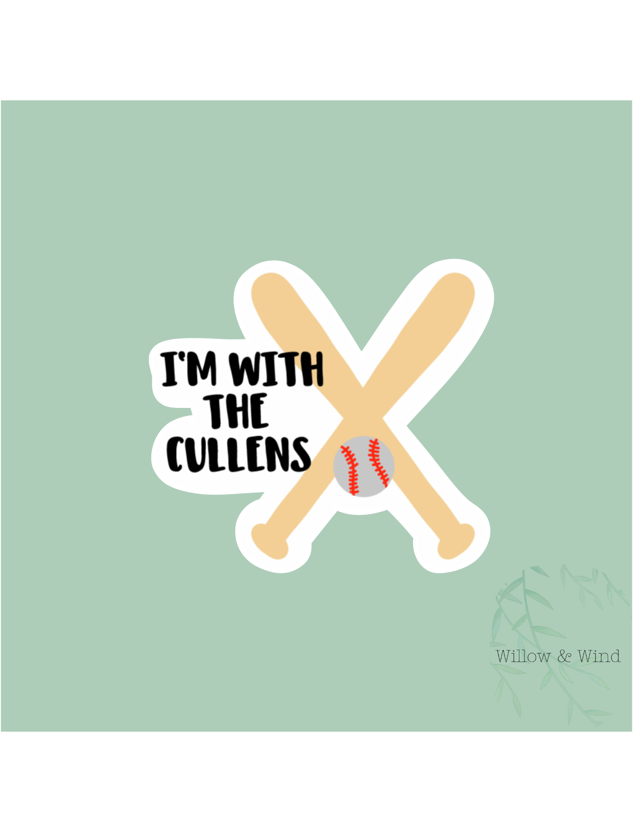 I'm With The Cullens - Twilight Sticker
