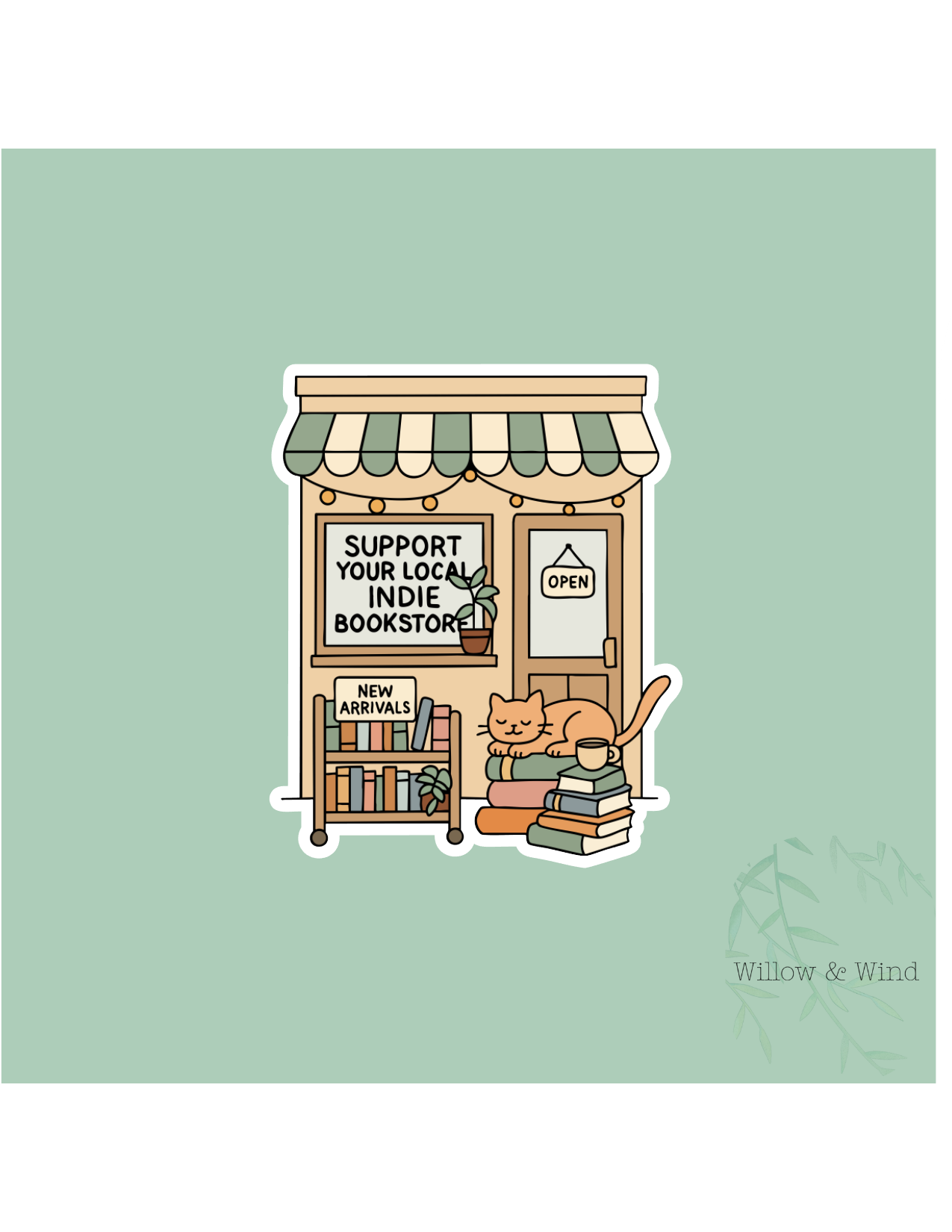 Indie Bookstore - Bookish Sticker