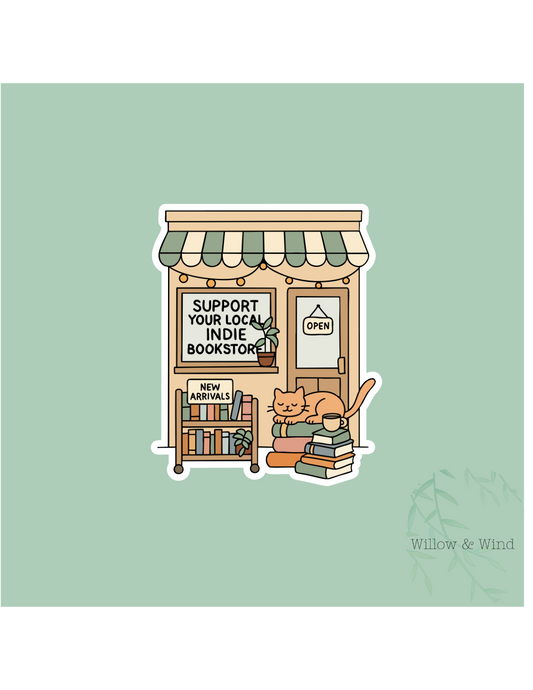 Indie Bookstore - Bookish Sticker