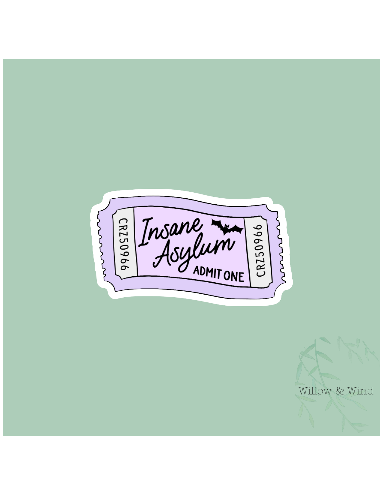 Insane Asylum Sticker