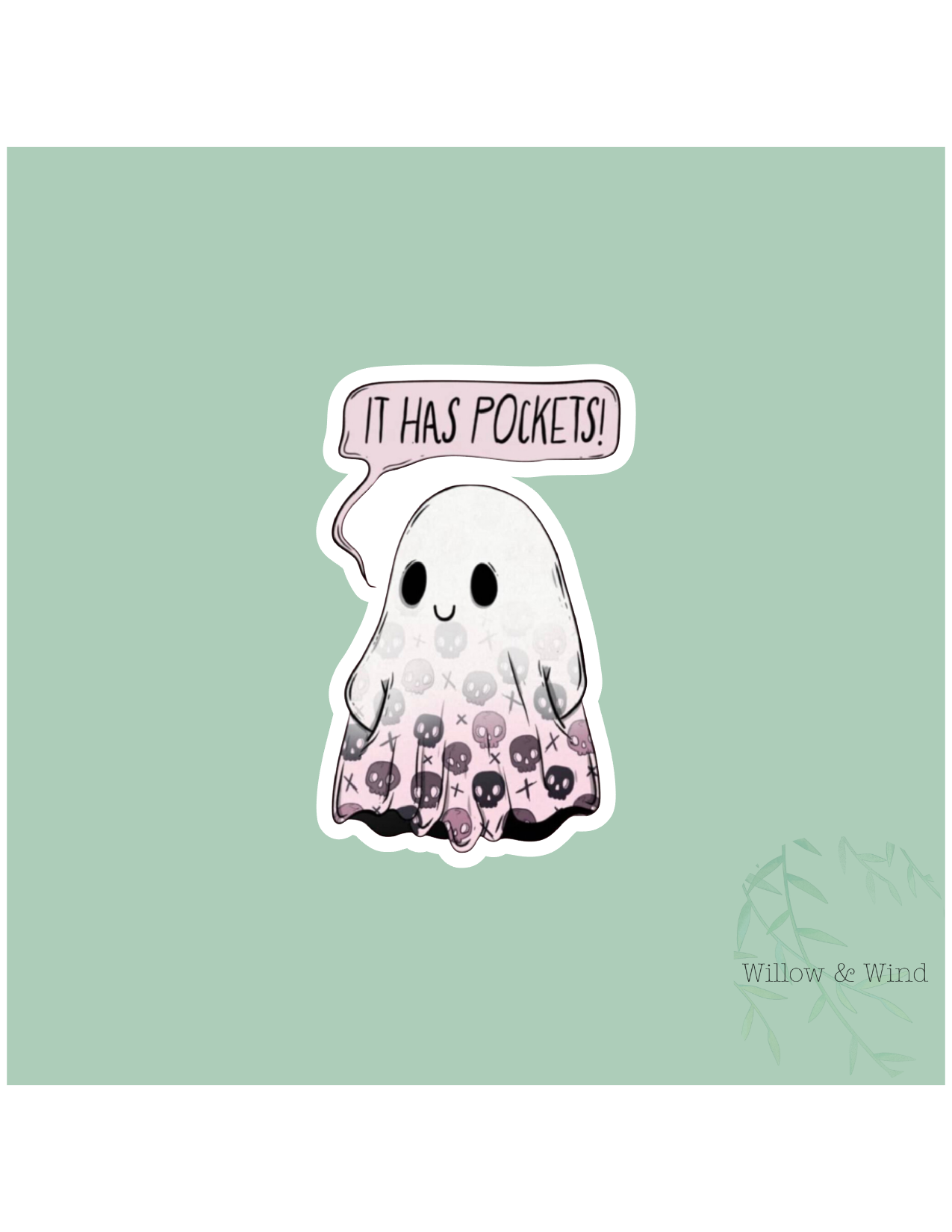 Pocket Ghost Sticker