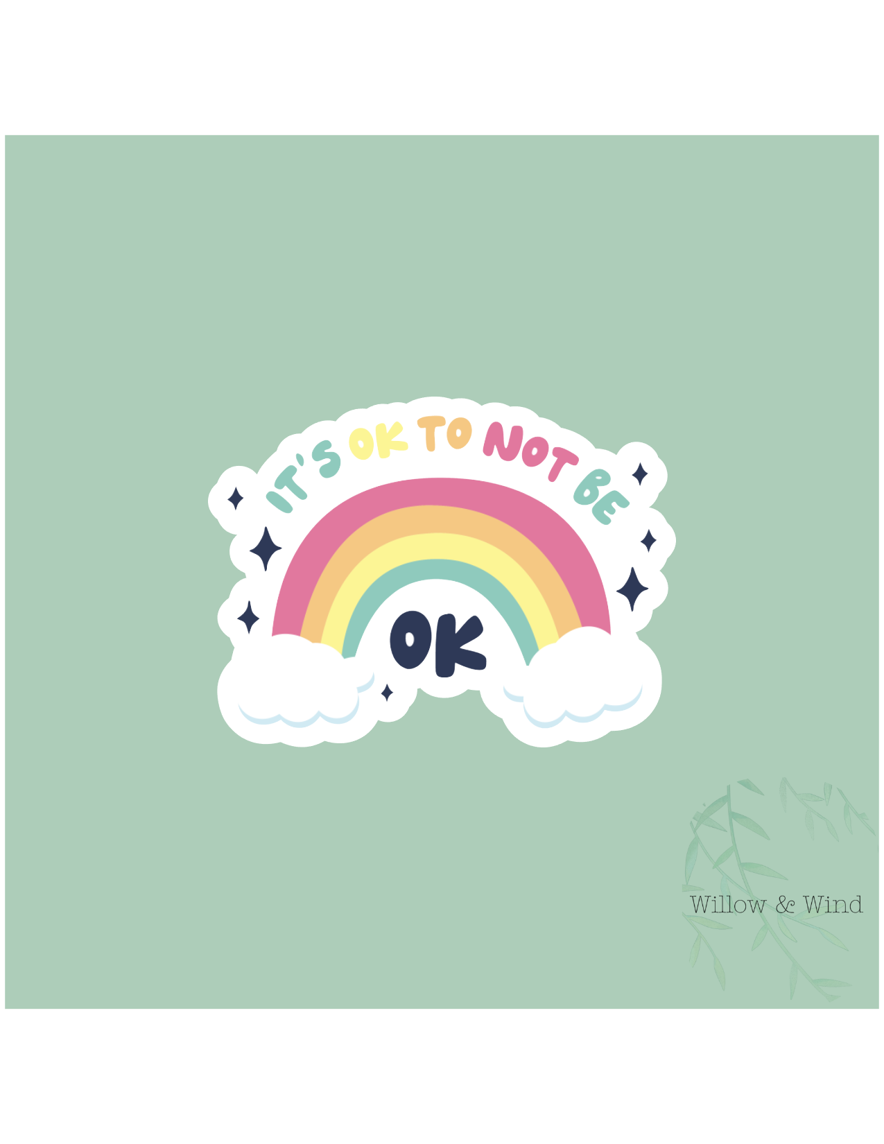 Ok to not be Ok Sticker