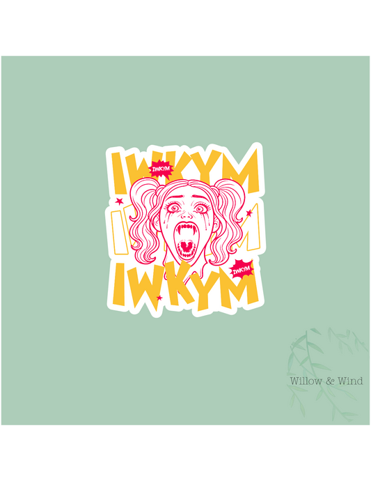 IWKYM - Dungeon Crawler Carl Sticker