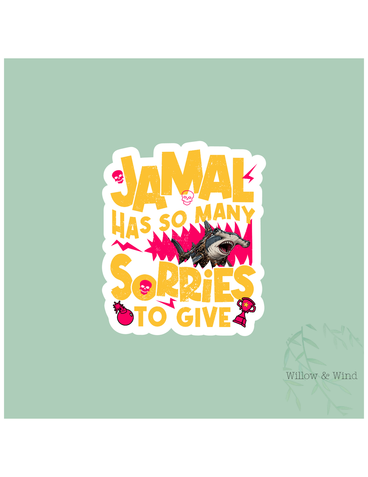 Jamal Has So Many Sorries - Dungeon Crawler Carl Sticker