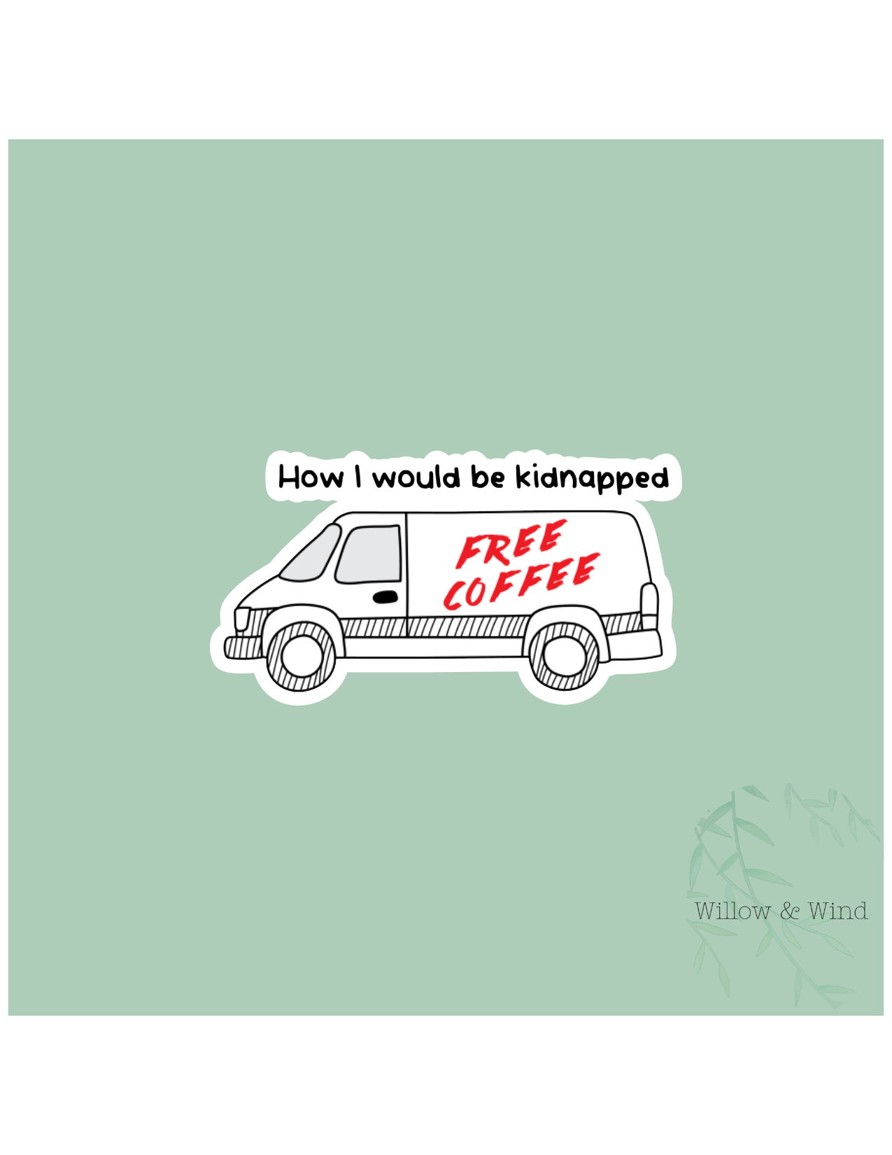 Free Coffee Coffee Sticker