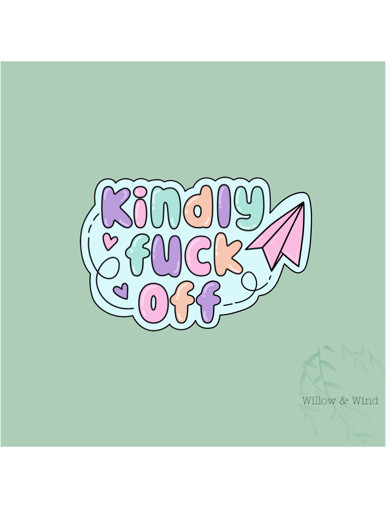 Kindly Fuck Off Sticker
