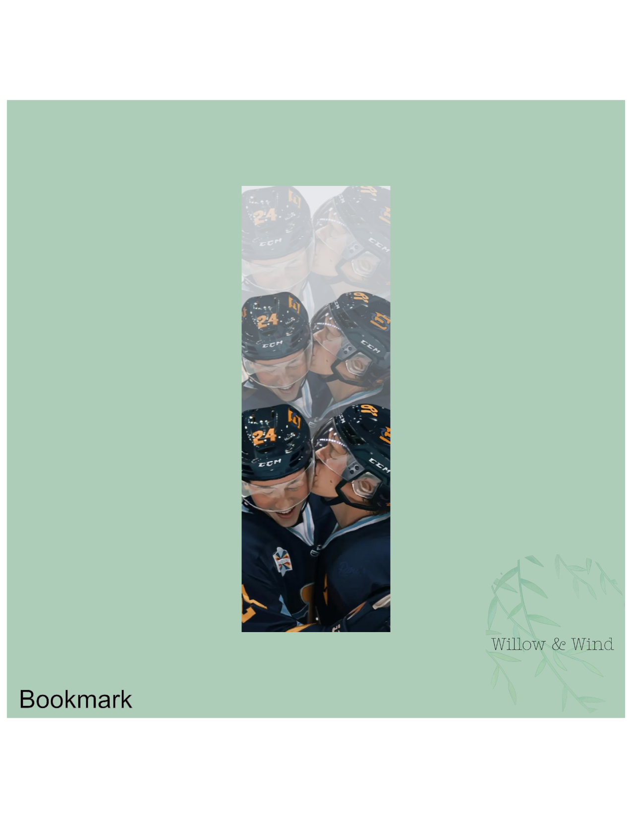 Boys Kissing Heated Rivalry Bookmark