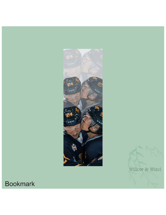 Boys Kissing Heated Rivalry Bookmark