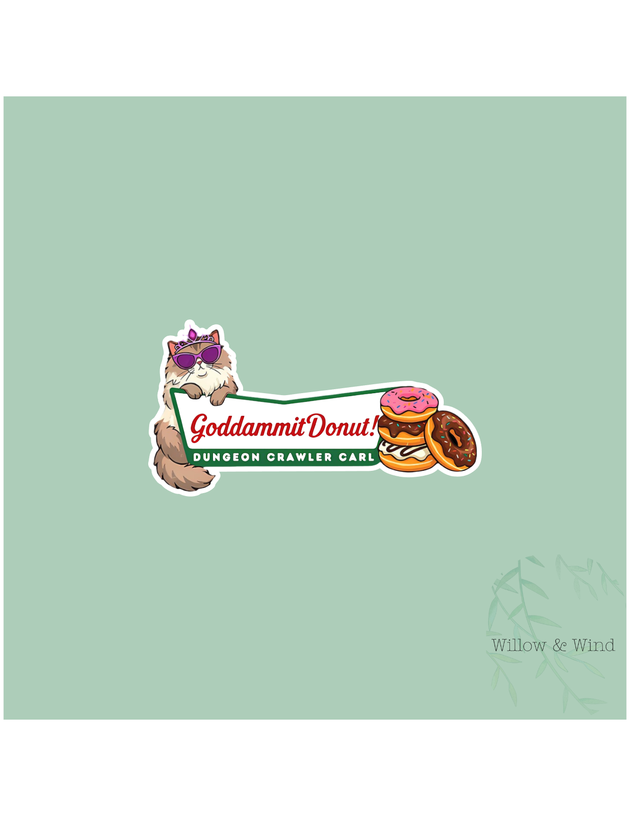 Goddammit Donut - Dungeon Crawler Carl Sticker