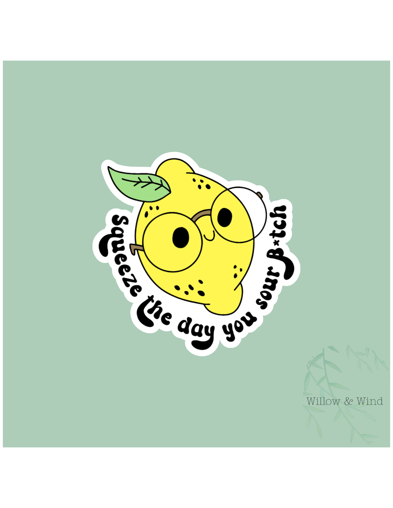 Squeeze The Day Sticker