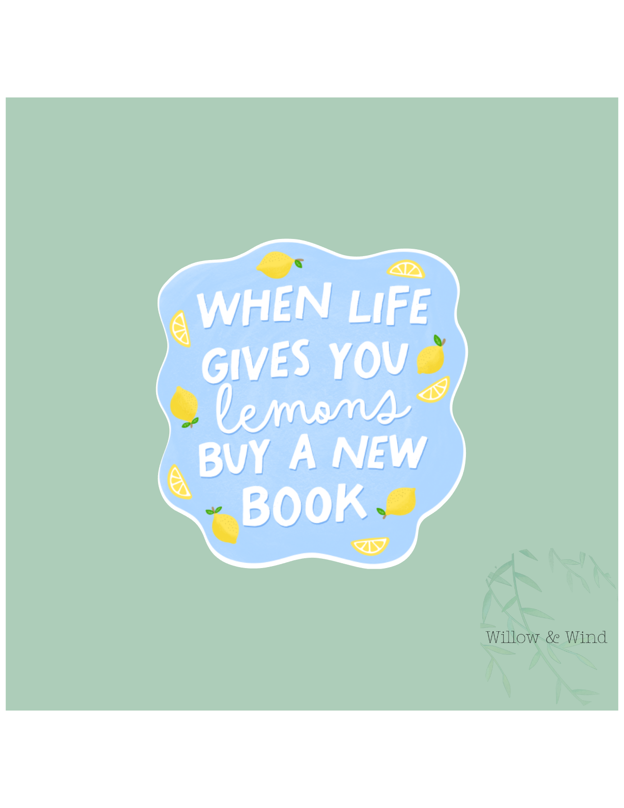 Buy A New Book - Bookish Sticker