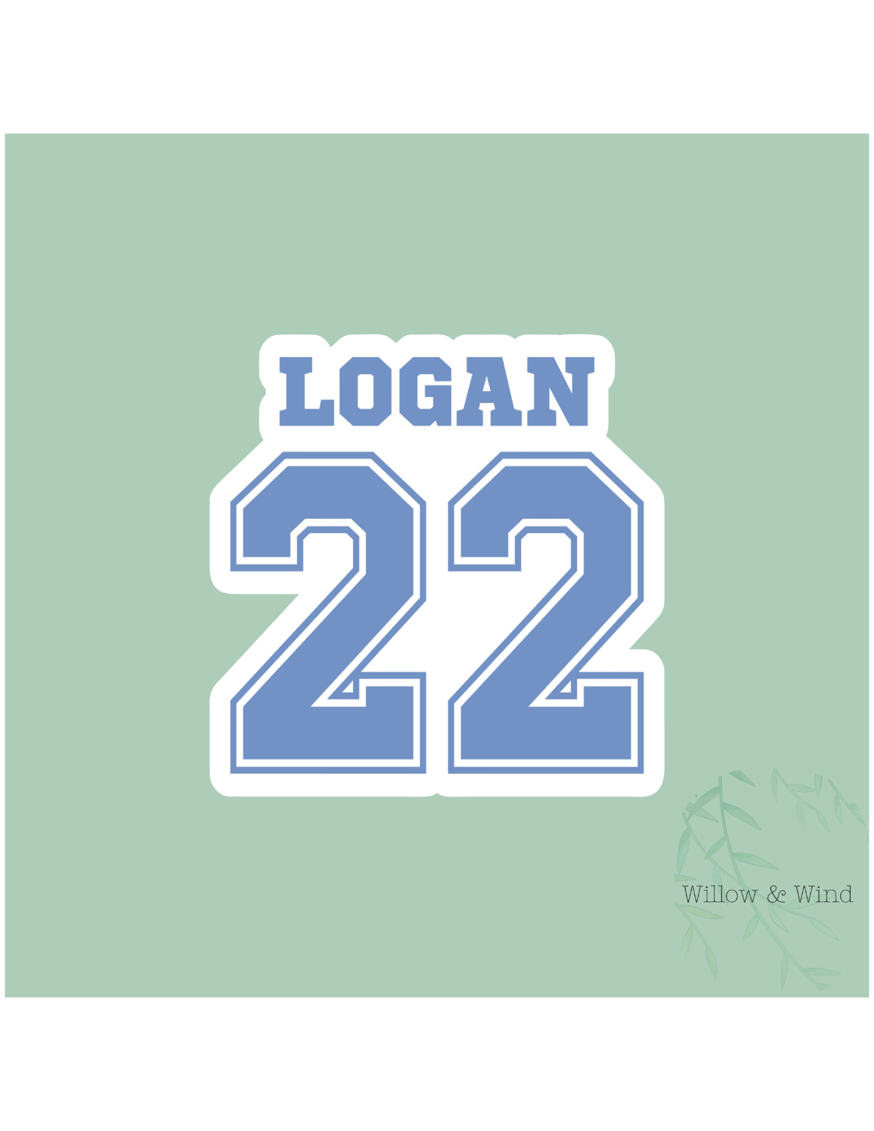 John Logan Number - Off Campus Sticker