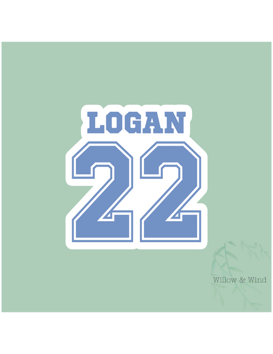 John Logan Number - Off Campus Sticker