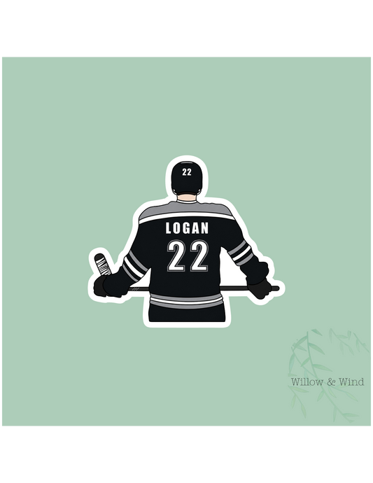 Logan Back - Off Campus Sticker