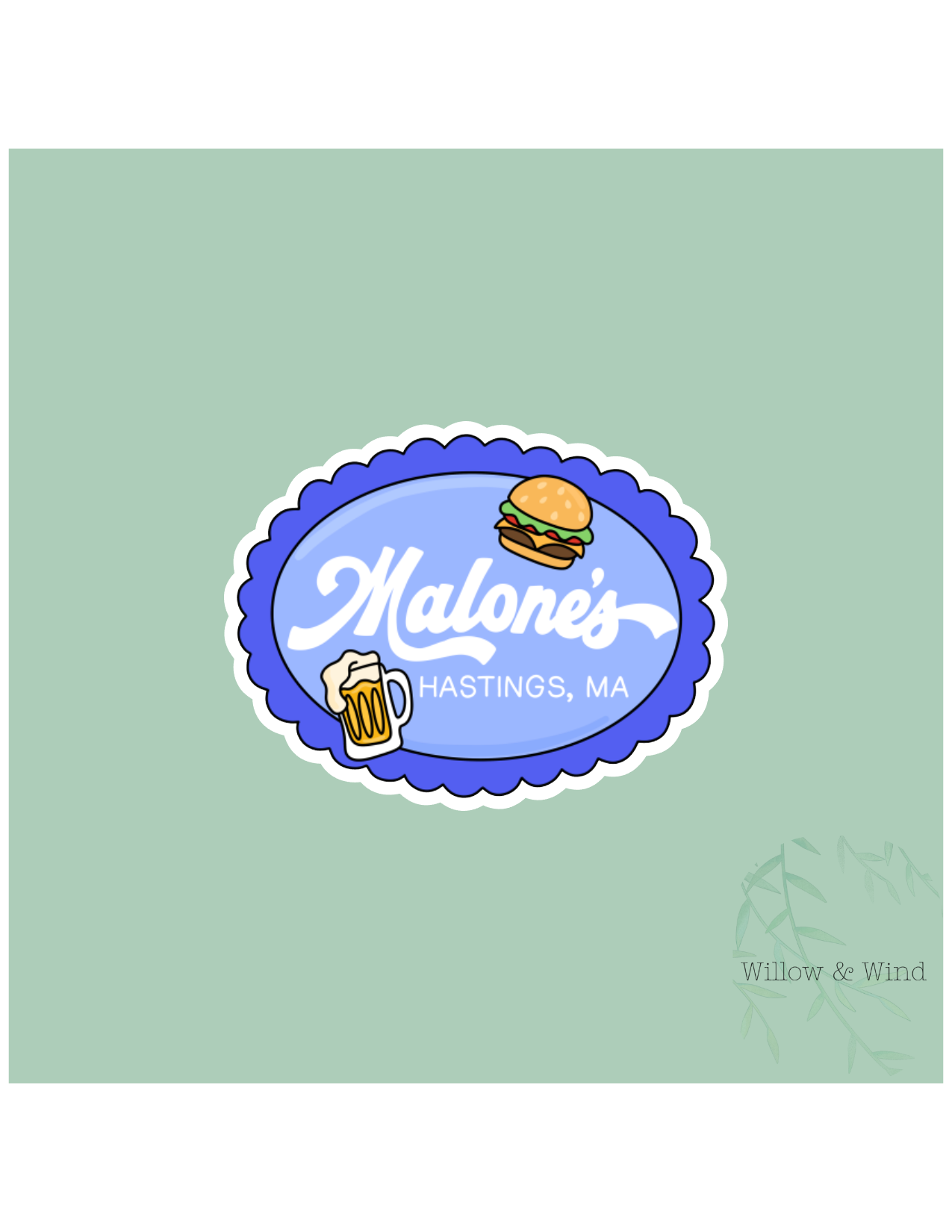 Malone's - Off Campus Sticker