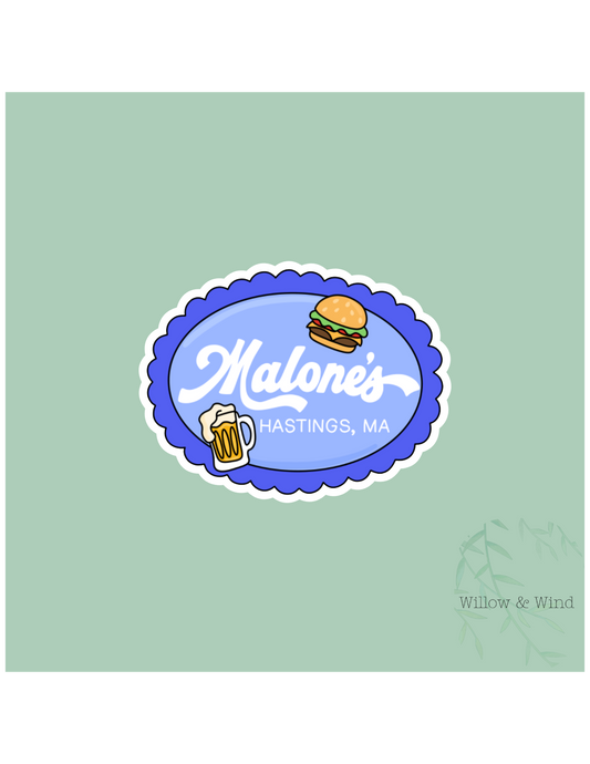 Malone's - Off Campus Sticker
