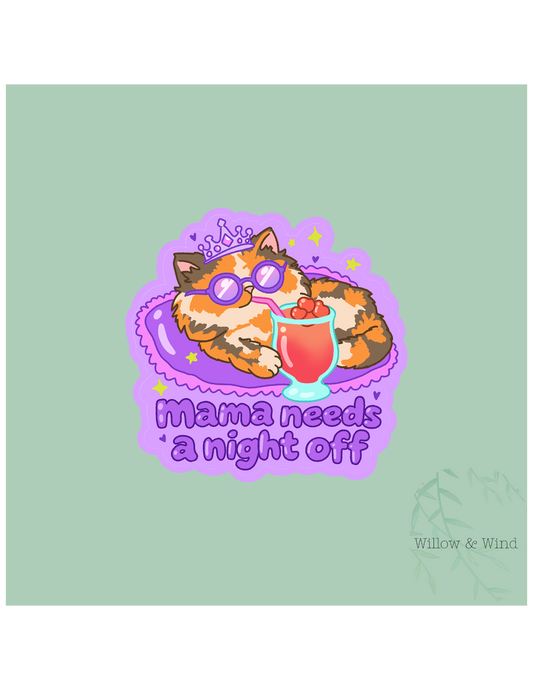 Mama Needs A Night Off - Dungeon Crawler Carl Sticker