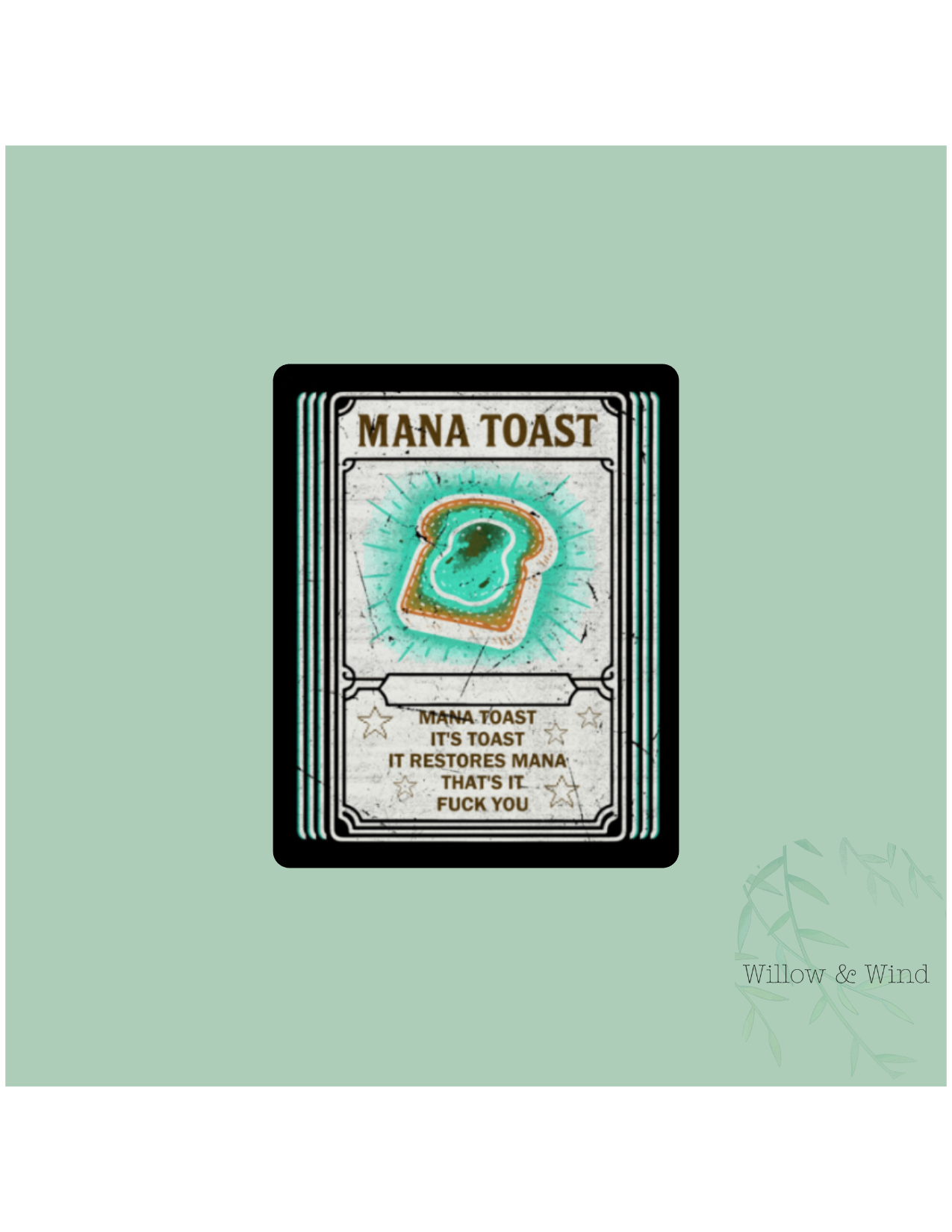 Mana Toast - Dungeon Crawler Carl Sticker