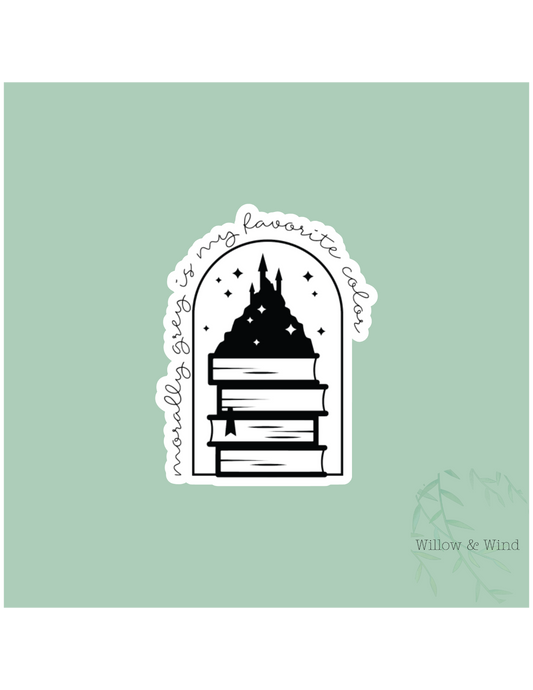 Morally Grey - Bookish Sticker