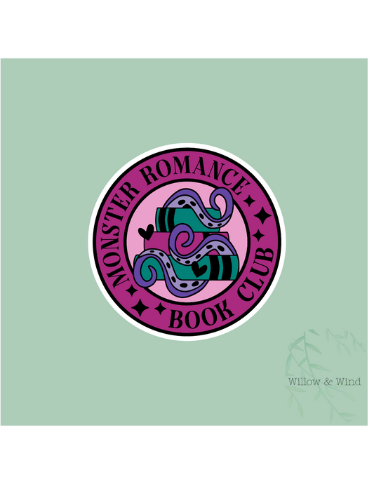 Monster Romance Book Club - Bookish Sticker