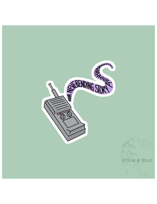 Never Ending Story - Stranger Things Sticker