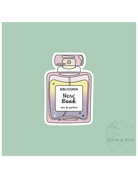New Book Smell Pink - Bookish Sticker