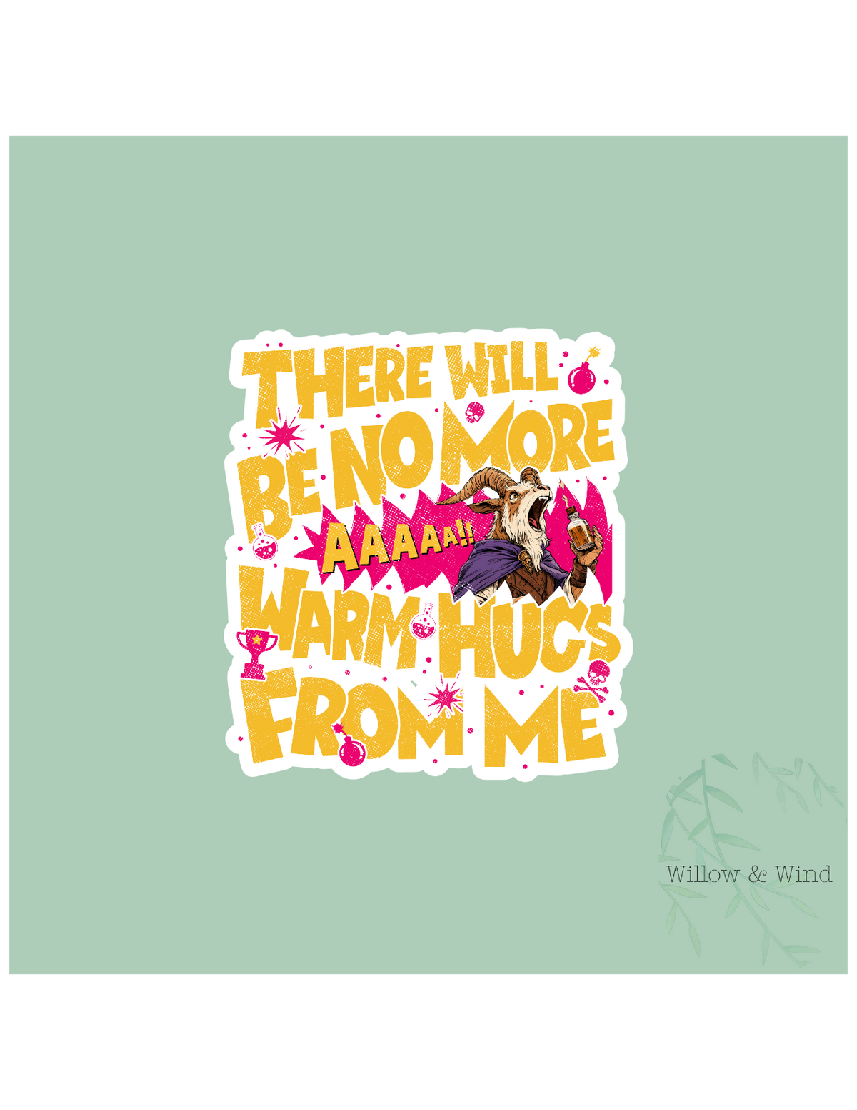 No More Warm Hugs - Dungeon Crawler Carl Sticker