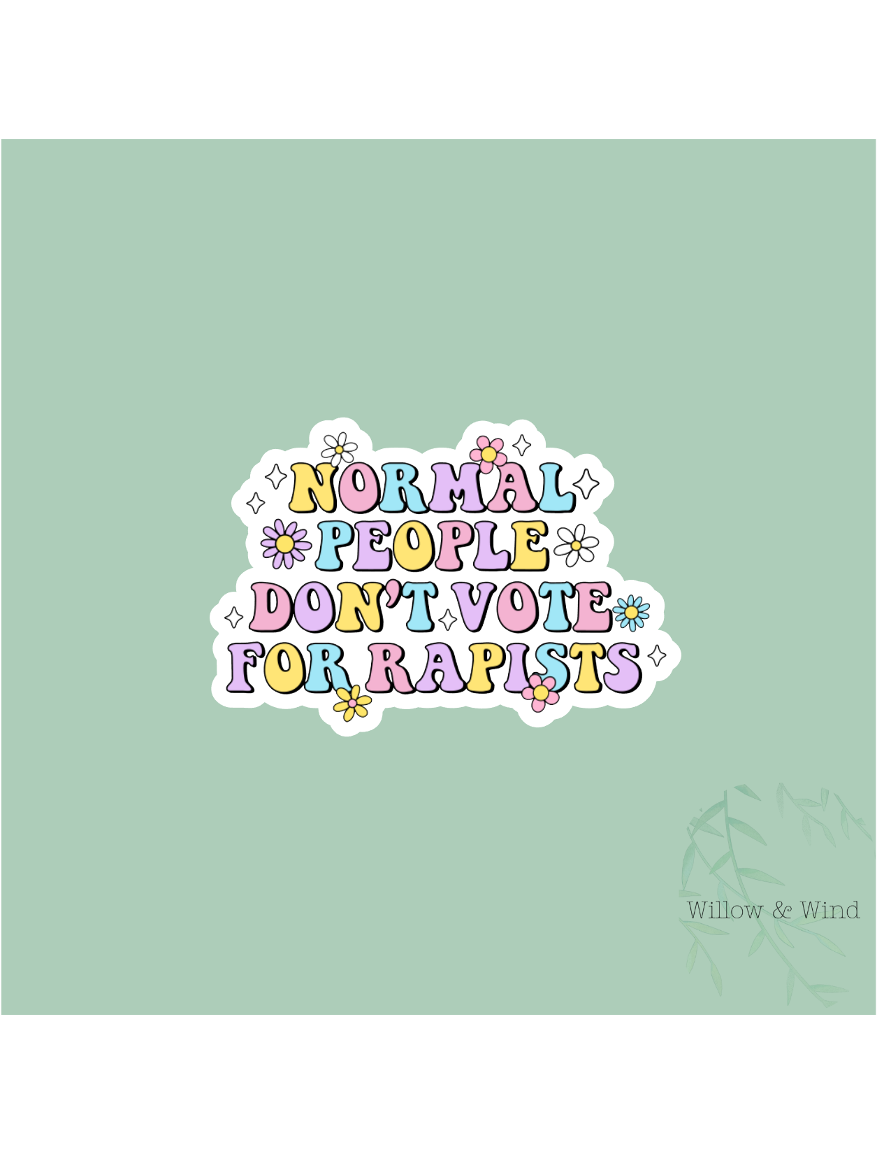 Normal People Activism Sticker