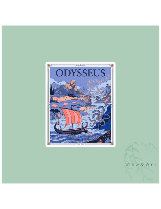 Odysseus Greek Mythology Sticker