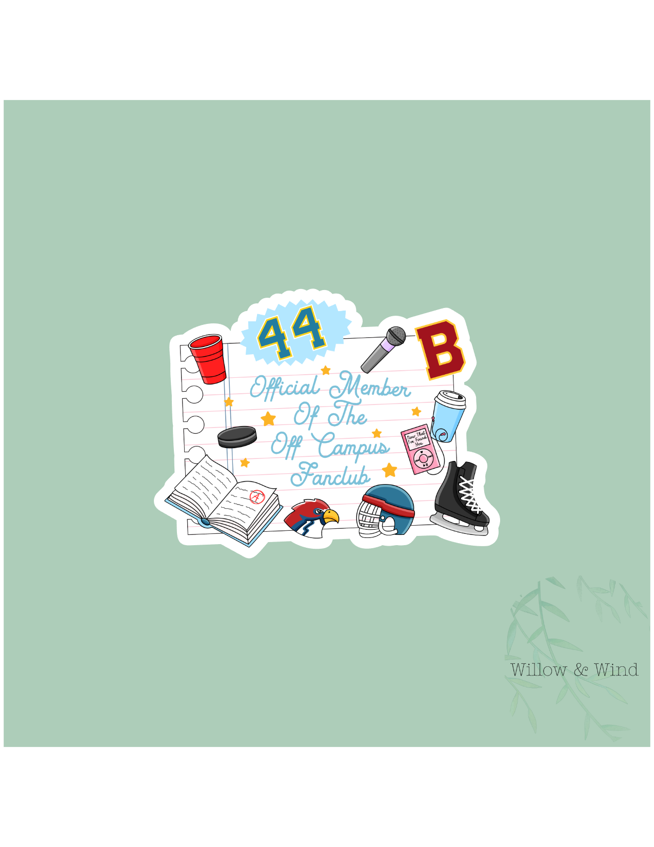 Off Campus Fan Club - Off Campus Sticker