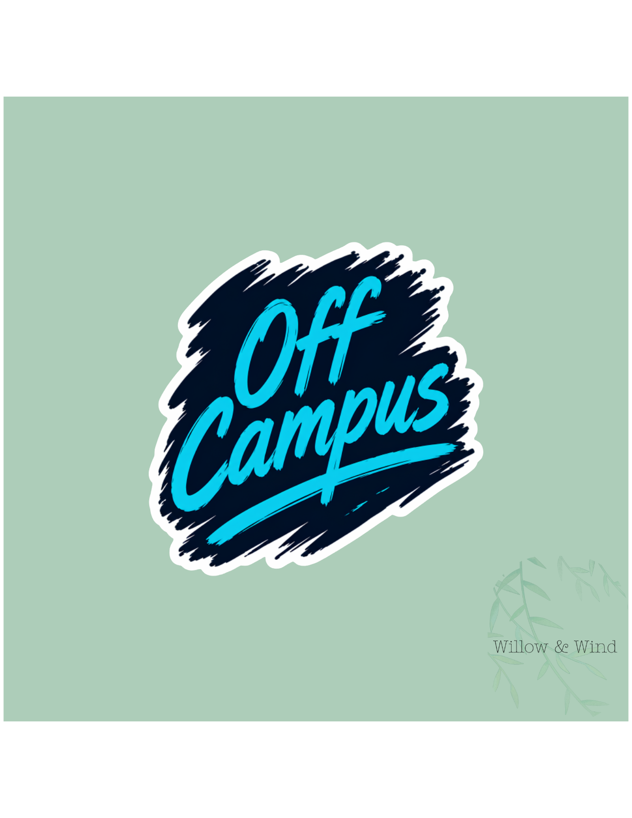 Off Campus Logo - Off Campus Sticker